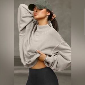 Women's Casual Gray Sweatshirt